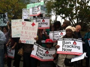 New York Anti-Fracking Protesters