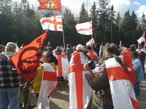 Canadian Anti-Fracking Protesters